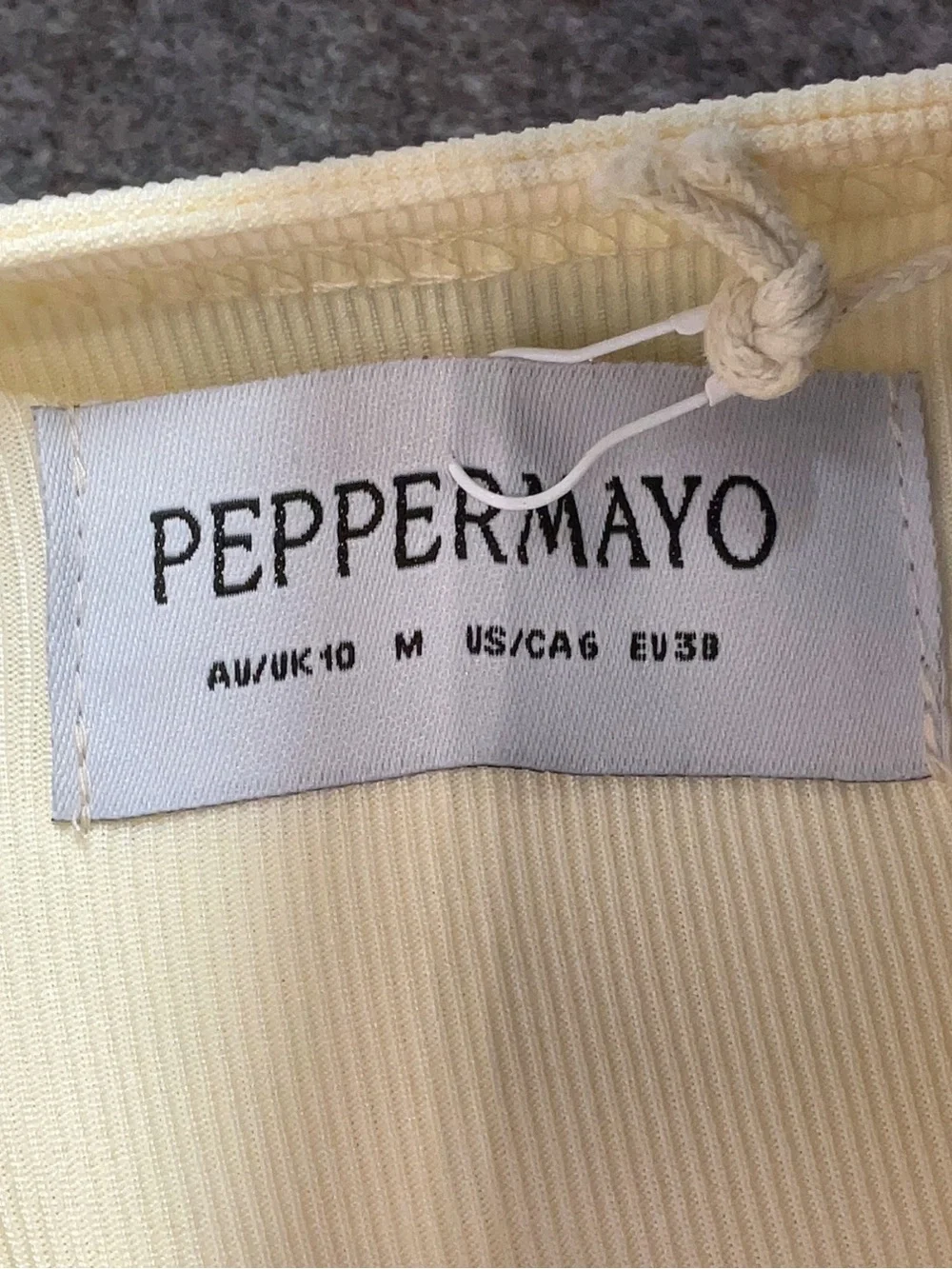 Peppermayo Vegas Nights Low Rise Skort - Yellow - Size M